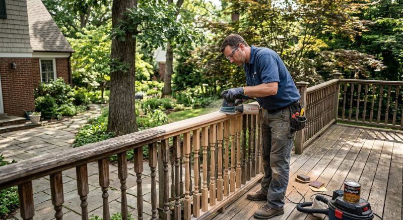 Railing Refinishing Service